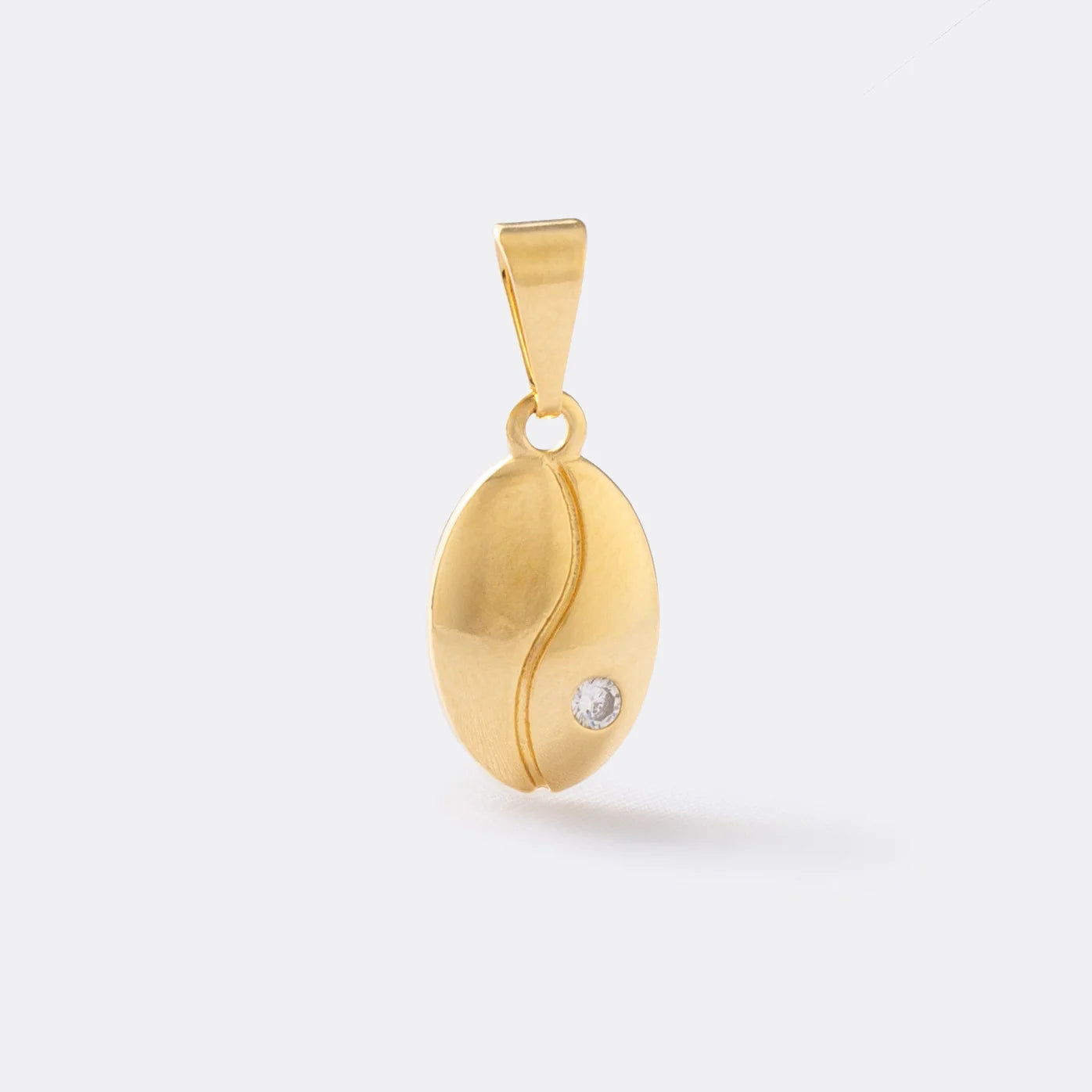 Dije Grano de Cafe Cristal