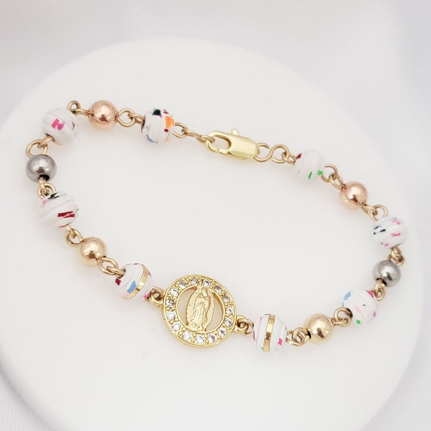 Herraje Guadalupe Con Circonias CRISTAL