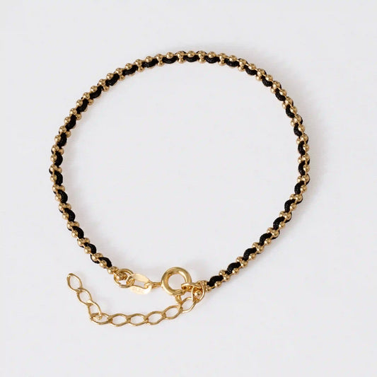 Pulsera Hilo Laminado 15 Cms + Extensor